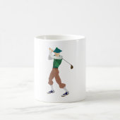 Gut gekleideter Golfer Kaffeetasse (Mittel)