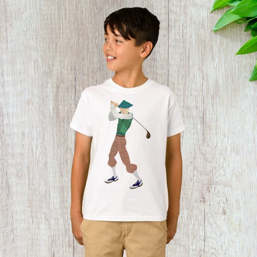Gut gekleideter Golfer T-Shirt