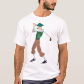 Gut gekleideter Golfer T-Shirt (Vorderseite)