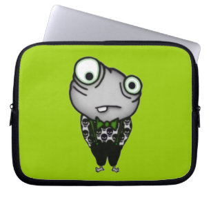 Gut gekleidetes Monster Laptopschutzhülle