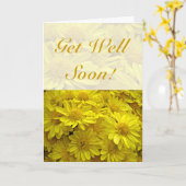 Gut - Gelbe Chrysanthemen Karte (Gelbe Blume)