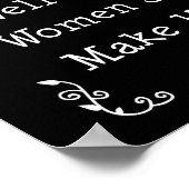 Gut geliebte Frauen machen selten Geschichte Poster (Ecke)