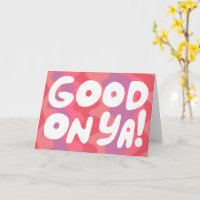 GUT GEMACHT Bubble Letters Rosa Streifen