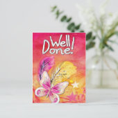 gut gemacht feiertagspostkarte (Stehend Vorderseite)