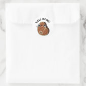 Gut gemacht Funny Steak Pub Runder Aufkleber (Tasche)