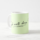 Gut gemacht! kaffeetasse (Vorderseite Links)