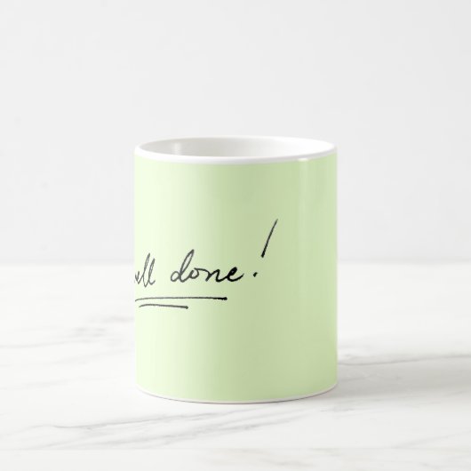 Gut gemacht! kaffeetasse (Mittel)