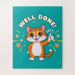 Gut gemacht! Katze Puzzle