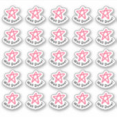 Gut gemacht! Lehrer Eltern Sticker (Vorderseite)