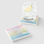 Gut gemacht Matthew 25:21 Pastelle Steinuntersetzer (Seitenansicht)