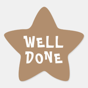Gut gemacht Personalisiert Teacher Gold Star Stern-Aufkleber