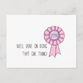 "Gut gemacht" Postcard (Art von Em Somerville) Postkarte