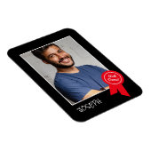 Gut gemacht Rosette, kundenspezifisches Foto - Per Magnet (Rechte Seite)