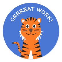 Gut gemacht, Tigerlehrer blau