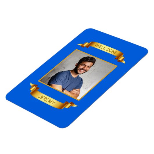 Gut gemachte Goldcroll, kundenspezifisches Foto - Magnet (Linke Seite)