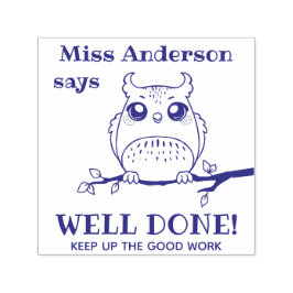 Gut gemachte, maßgeschneiderte Lehrer, vorangestri Permastempel