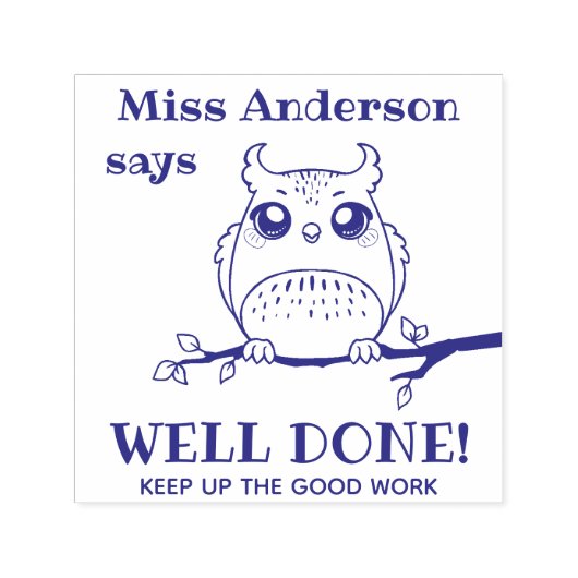 Gut gemachte, maßgeschneiderte Lehrer, vorangestri Permastempel (Design)