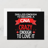 Gut genug, um ein CNA-Krankenpfleger zu werden Postkarte (Vorne/Hinten)