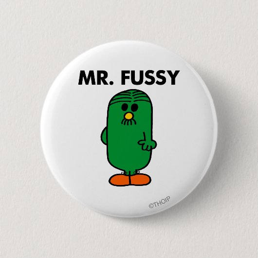 Gut gepflegter Herr Fussy Button (Vorderseite)