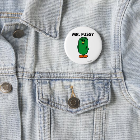 Gut gepflegter Herr Fussy Button (Beispiel)