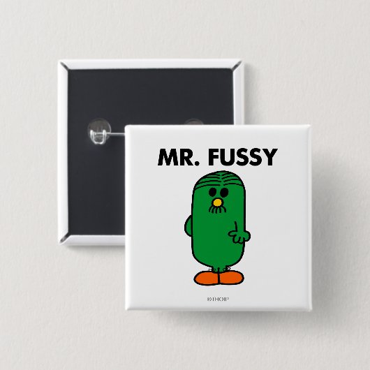 Gut gepflegter Herr Fussy Button (Vorne & Hinten)