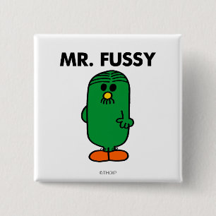 Gut gepflegter Herr Fussy Button