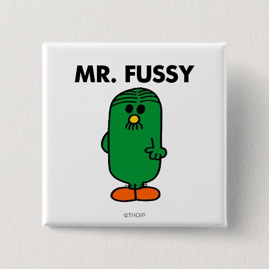Gut gepflegter Herr Fussy Button (Vorderseite)