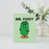 Gut gepflegter Herr Fussy Postkarte (Stehend Vorderseite)