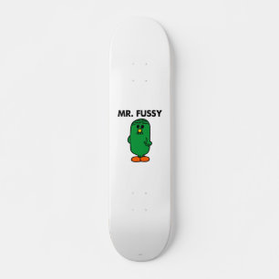 Gut gepflegter Herr Fussy Skateboard