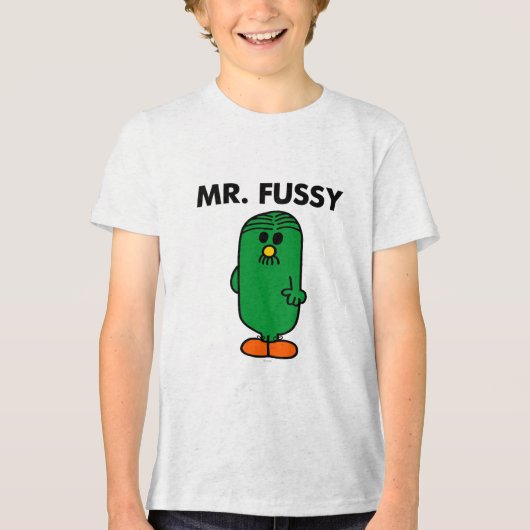 Gut gepflegter Herr Fussy Tri-Blend Shirt (Vorderseite)