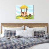 Gut gepflegter Schwanz Leinwanddruck (Insitu (Schlafzimmer))
