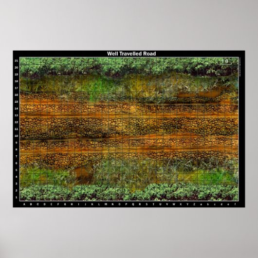 Gut gereifte Straße - Schlachtplan Poster (Vorne)