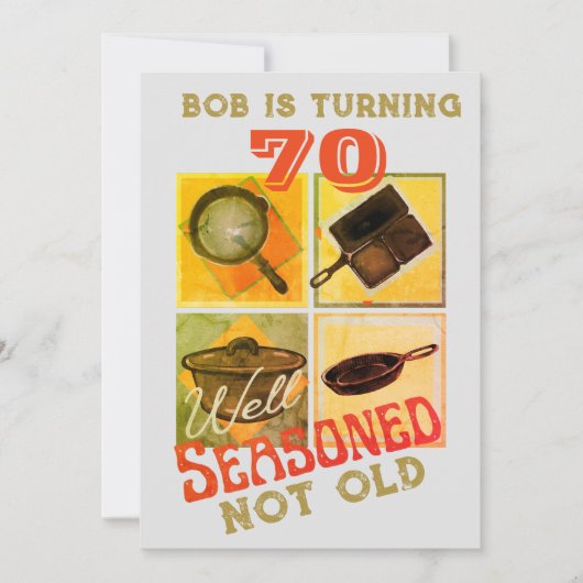 Gut gesaugte, nicht alte Geburtstagsparty Einladung (Vorderseite)