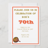 Gut gesaugte, nicht alte Geburtstagsparty Einladung (Rückseite)