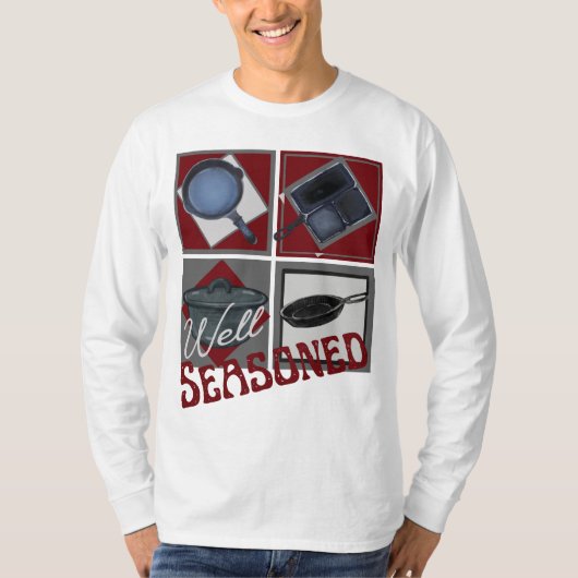 Gut gesäumter Gusseisen T-Shirt (Vorderseite)