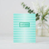 Gut geschaffene Postkarte (Stehend Vorderseite)