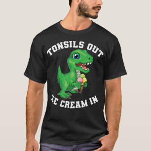 Gut Geschenke Kinder Tonsils Dinosaur Tonsillectom T-Shirt