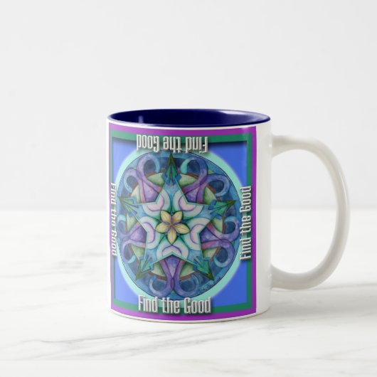 Gut geschieht zweifarbige tasse (Rechts)