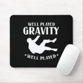 Gut gespielter Gravity Fun Slip und Fall on Ground Mousepad (Mit Mouse)
