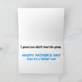 Gut gnus! Vatertag Karte (Innenseite)