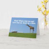 Gut gnus! Vatertag Karte (Gelbe Blume)