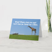 Gut gnus! Vatertag Karte (Vorderseite)