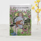 GUT, GREETING CARD KARTE (Gelbe Blume)