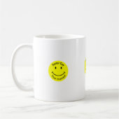 Gut-Homosexuell-als-Mürrisch-Smiley-Gesicht, Kaffeetasse (Links)