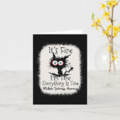 Gut, ich bin eine schöne Multipler Sklerose Karte (Gelbe Blume)