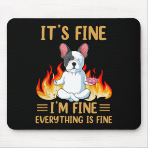 Gut - ich bin gut alles ist gut - französischer Bu Mousepad