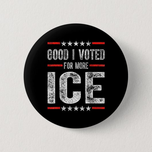 Gut ich für mehr Eis Patriotic 1 Button (Vorderseite)