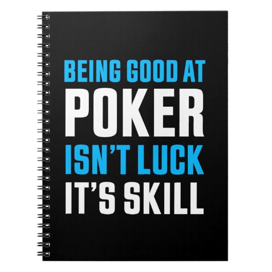 Gut im Poker sein Notizblock (Vorderseite)