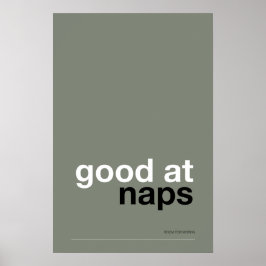 GUT IM SCHLAFEN – Cozy Wandkunst Poster
