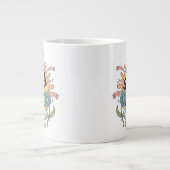 Gut in allen Dingen finden Hippie Graphic Jumbo-Tasse (Vorderseite)